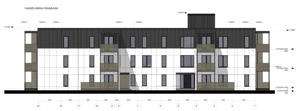 Saliena Parklife Apartamenti (Turaidas iela 5, Marupe) - Daugiabutis - vizualizacija