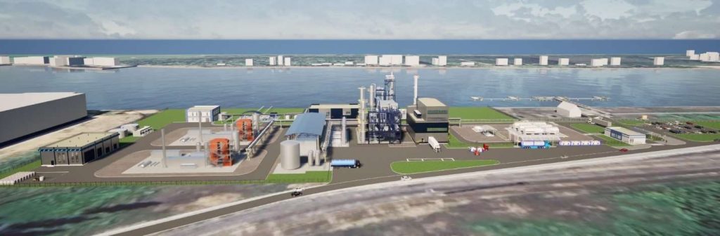 Biodegvielas pārstrādes ražotnes komplekss (Uriekstes iela 30) - Sunkiosios pramonės gamykla - vizualizacija