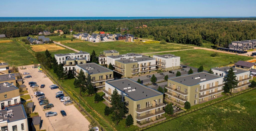 Takas į jūrą 4 etapas | 1-6 namai (Vaivorykštės g. 70A, 70B, 70C, 70D, 70E, 70F) - Daudzdzīvokļu nams - vizualizācija