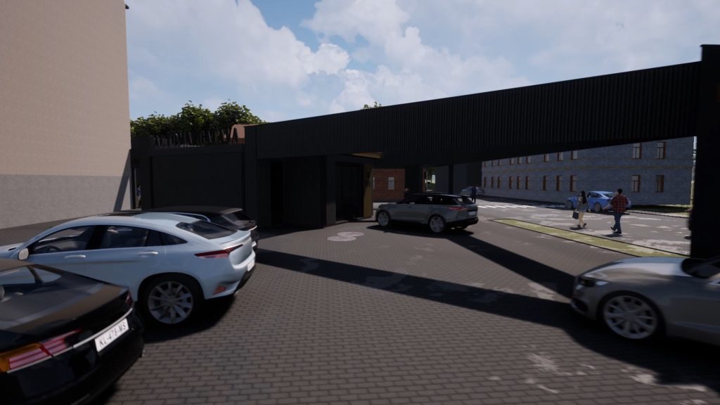 Valmieras iela 17 (Valmieras iela 17) - Automobilių plovykla - vizualizacija