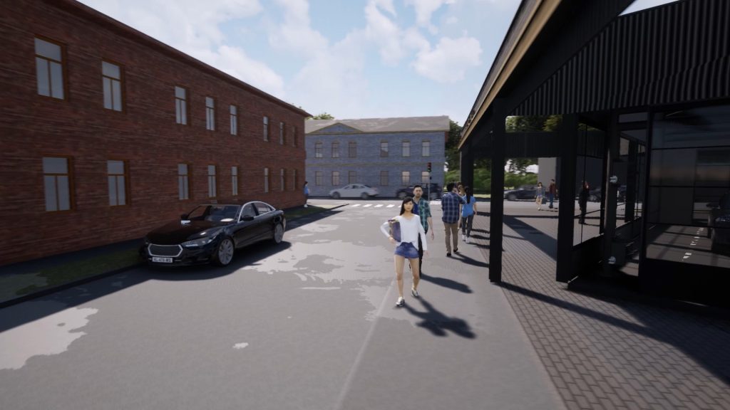 Valmieras iela 17 (Valmieras iela 17) - Automobilių plovykla - vizualizacija