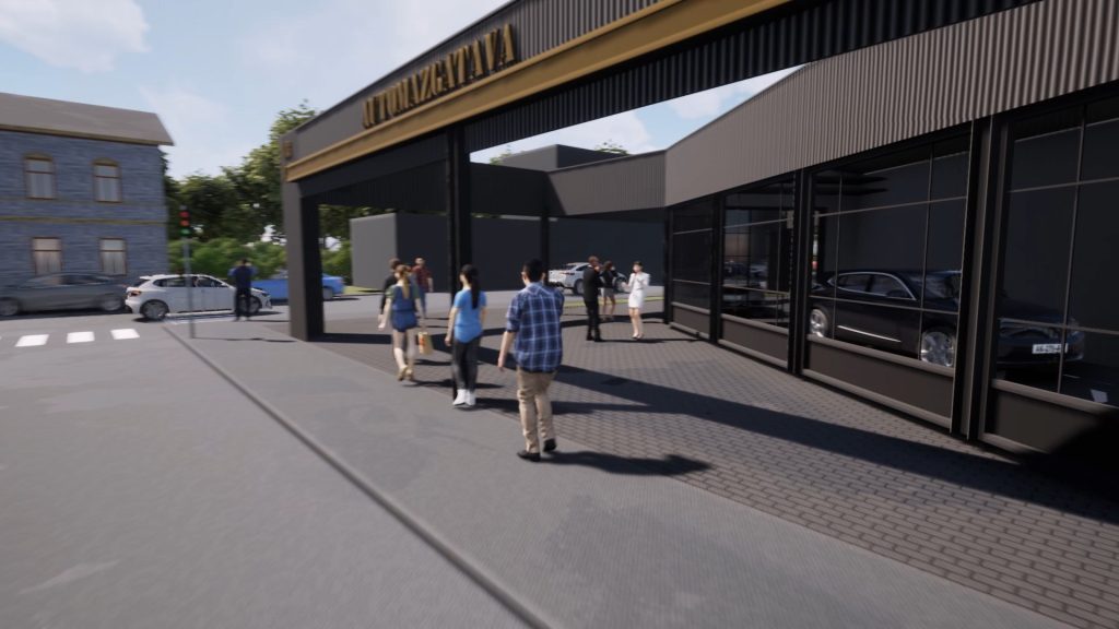 Valmieras iela 17 (Valmieras iela 17) - Automobilių plovykla - vizualizacija