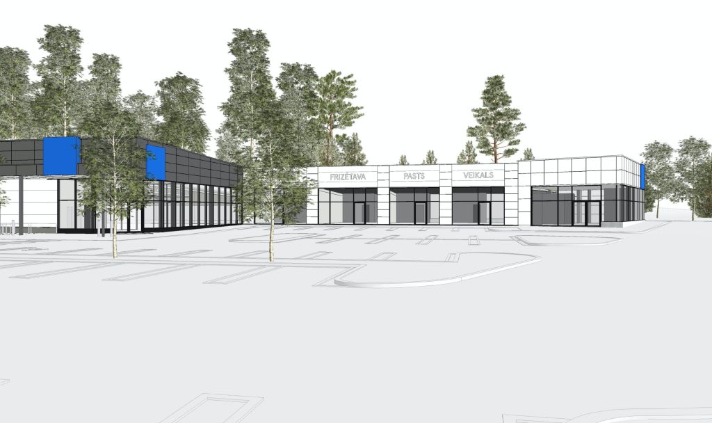 Lidl - Vecāķu prospekts 3 (Vecāķu prospekts 3) - Tirdzniecības centrs - vizualizācija