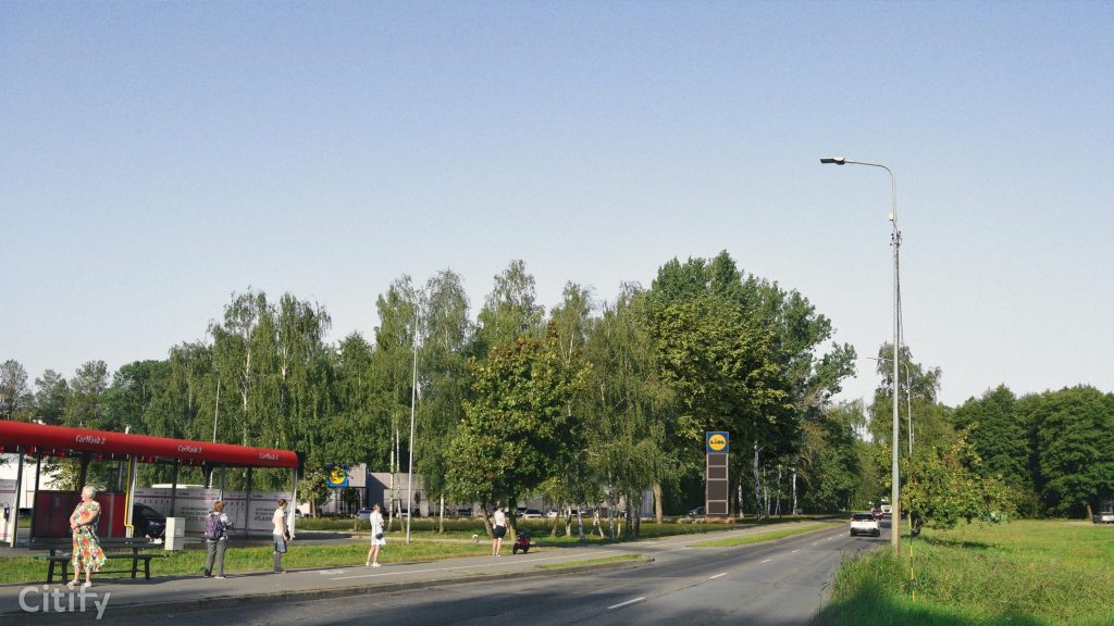 LIDL - Vecāķu prospekts 3 (Vecāķu prospekts 3) - Shopping center - visualization