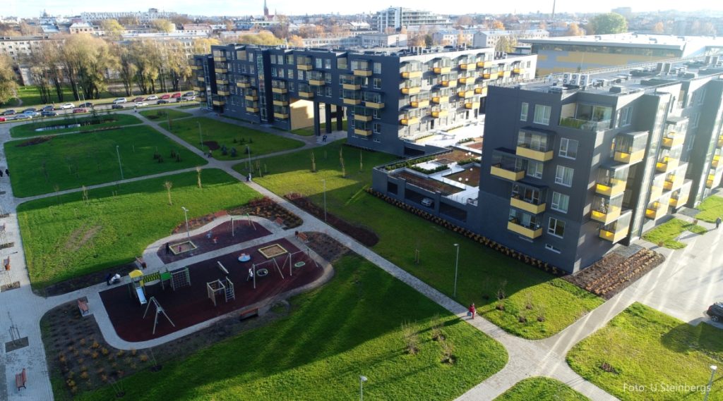 Skanstes parks (Grostonas iela 12, Jāņa Dikmaņa iela 4, Vesetas iela 15) - Daugiabutis - vizualizacija