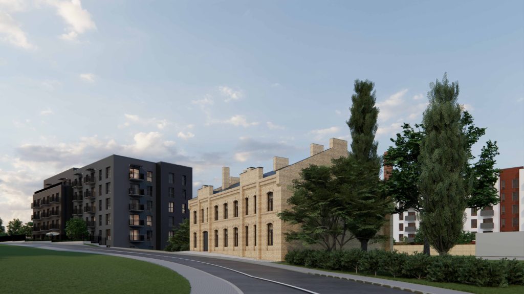 Hartmaņa kvartāls – 3. kārta, 5. ēka (Vienības gatve 24) - Daudzdzīvokļu nams - vizualizācija