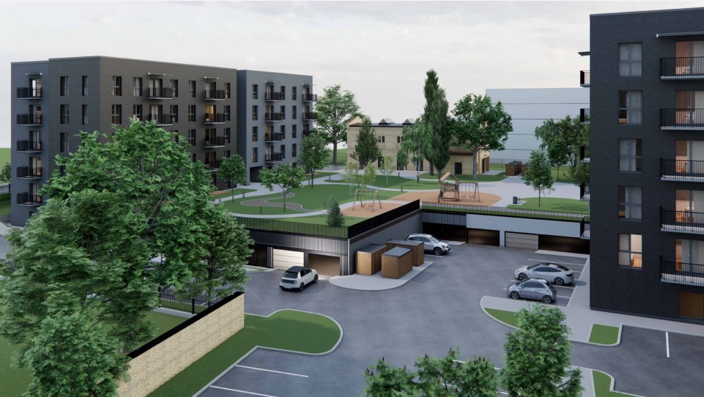 Hartmaņa kvartāls – 3. kārta, 5. ēka (Vienības gatve 24) - Daudzdzīvokļu nams - vizualizācija