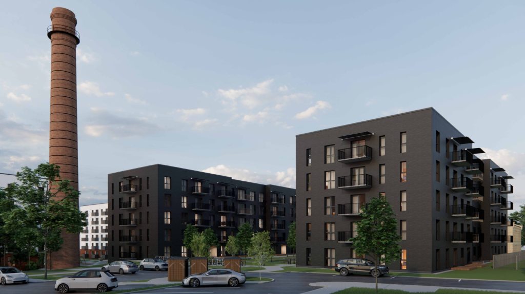 Hartmaņa kvartāls – 3. kārta, 5. ēka (Vienības gatve 24) - Daudzdzīvokļu nams - vizualizācija