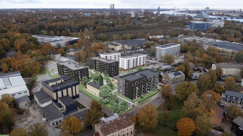 Hartmaņa kvartāls – 3. kārta, 5. ēka (Vienības gatve 24) - Daudzdzīvokļu nams - vizualizācija