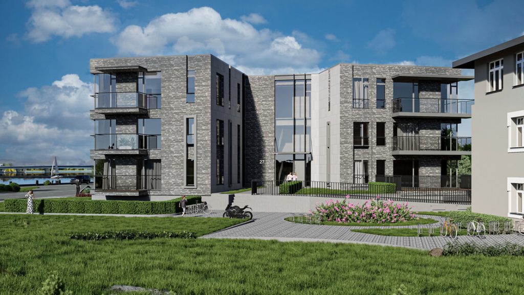 Island Park - 1. ēka (Zaķusalas krastmalā 27) - Korterelamu - visuaalne