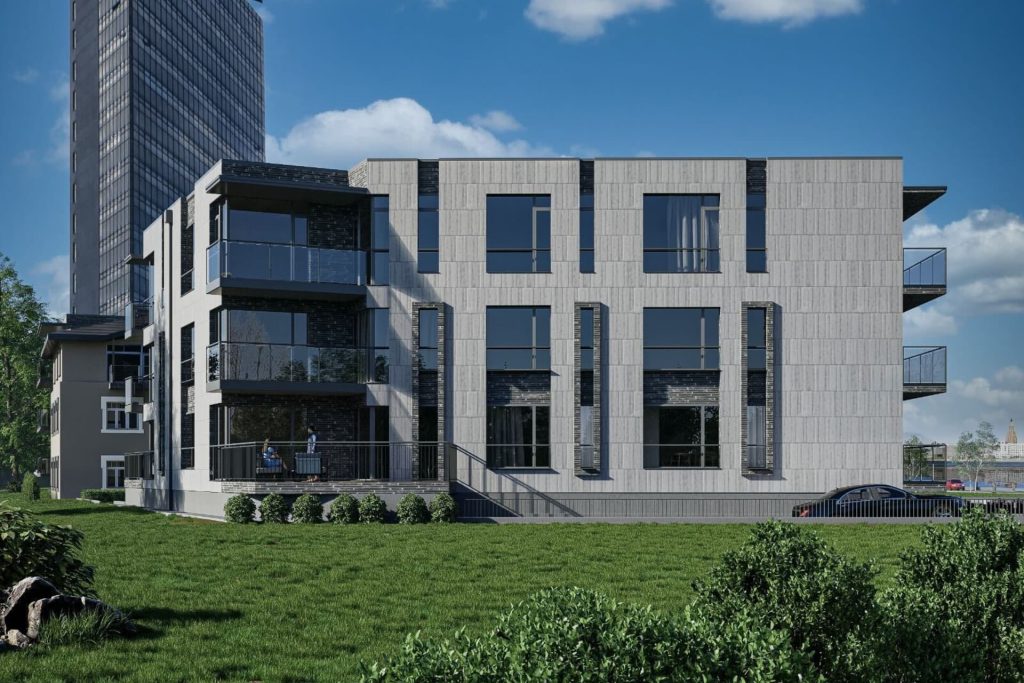 Island Park - 1. ēka (Zaķusalas krastmalā 27) - Korterelamu - visuaalne