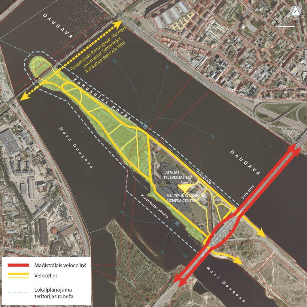 Zaķusalas parks (Zaķusala) - Park - visualization
