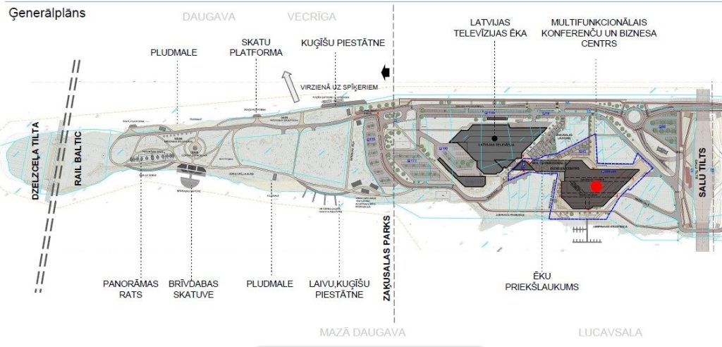 Zaķusalas parks (Zaķusala) - Park - visualization