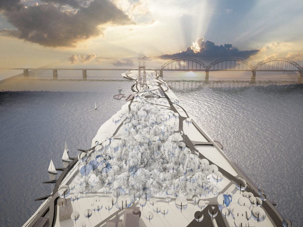 Zaķusalas parks (Zaķusala) - Park - visualization