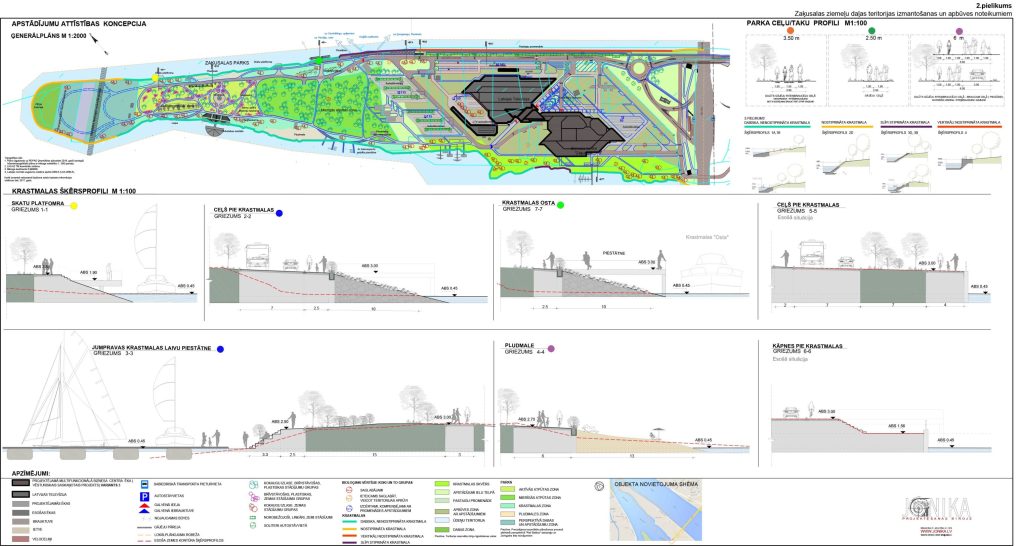 Zaķusalas parks (Zaķusala) - Park - visualization