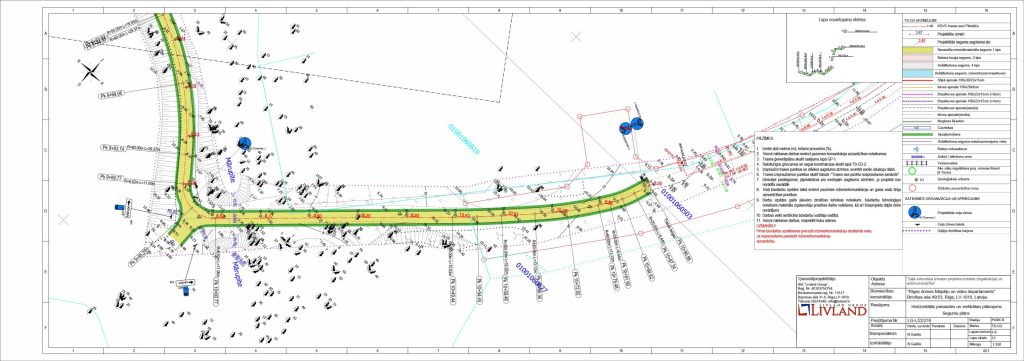 Zaļā veloceliņa atjaunošana (Saules aleja 1) - Jalgrattatee - visuaalne