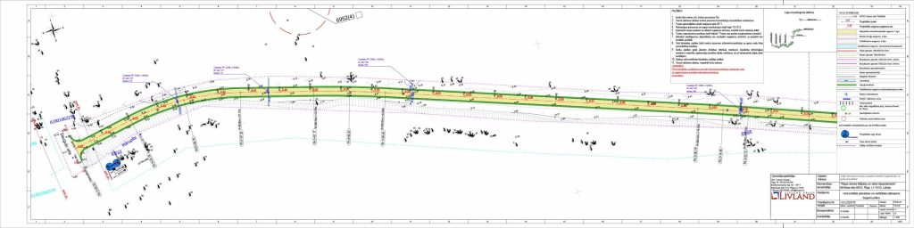 Zaļā veloceliņa atjaunošana (Saules aleja 1) - Jalgrattatee - visuaalne