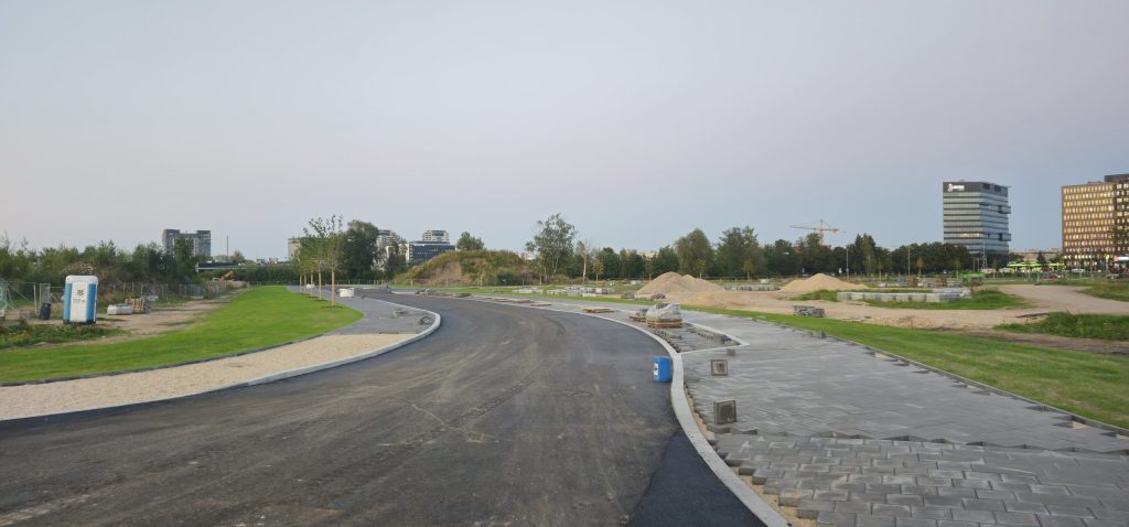 New Hanzas City teritorijas infrastruktūras izbūve - 4.kārta (Mihaila Tāla iela, Aleksandra Laimes iela, Oskara Stroka iela) - Road - construction photos