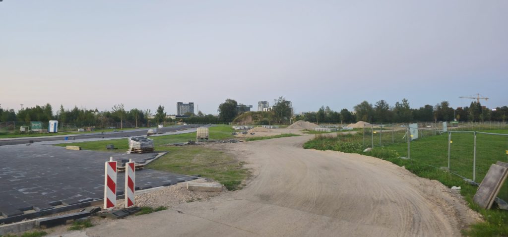 New Hanzas City teritorijas infrastruktūras izbūve - 4.kārta (Mihaila Tāla iela, Aleksandra Laimes iela, Oskara Stroka iela) - Road - construction photos