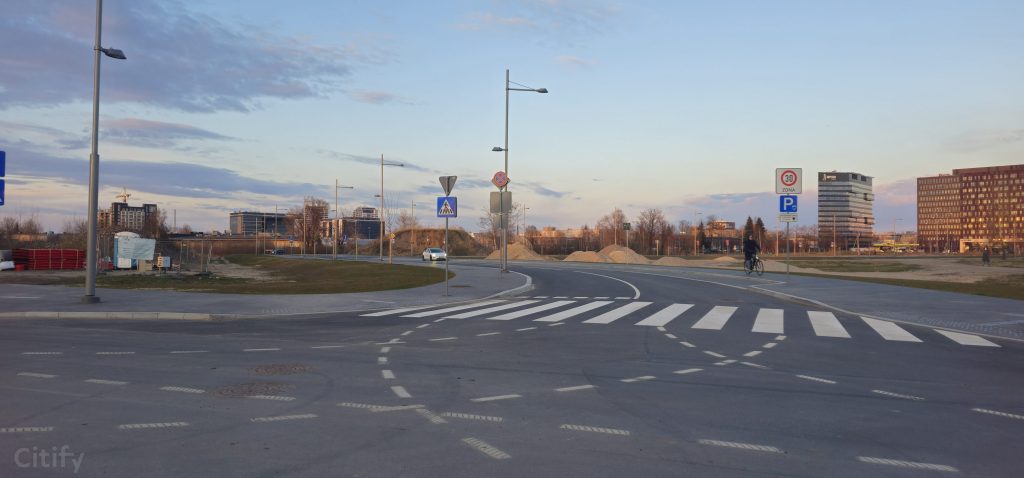 New Hanzas City teritorijas infrastruktūras izbūve - 4.kārta (Mihaila Tāla iela, Aleksandra Laimes iela, Oskara Stroka iela) - Ceļš - būvdarbu attēli