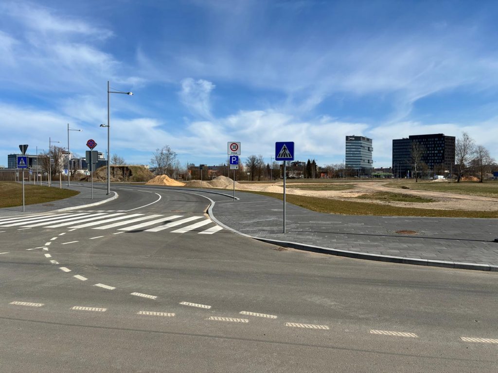 New Hanzas City teritorijas infrastruktūras izbūve - 4.kārta (Mihaila Tāla iela, Aleksandra Laimes iela, Oskara Stroka iela) - Ceļš - būvdarbu attēli