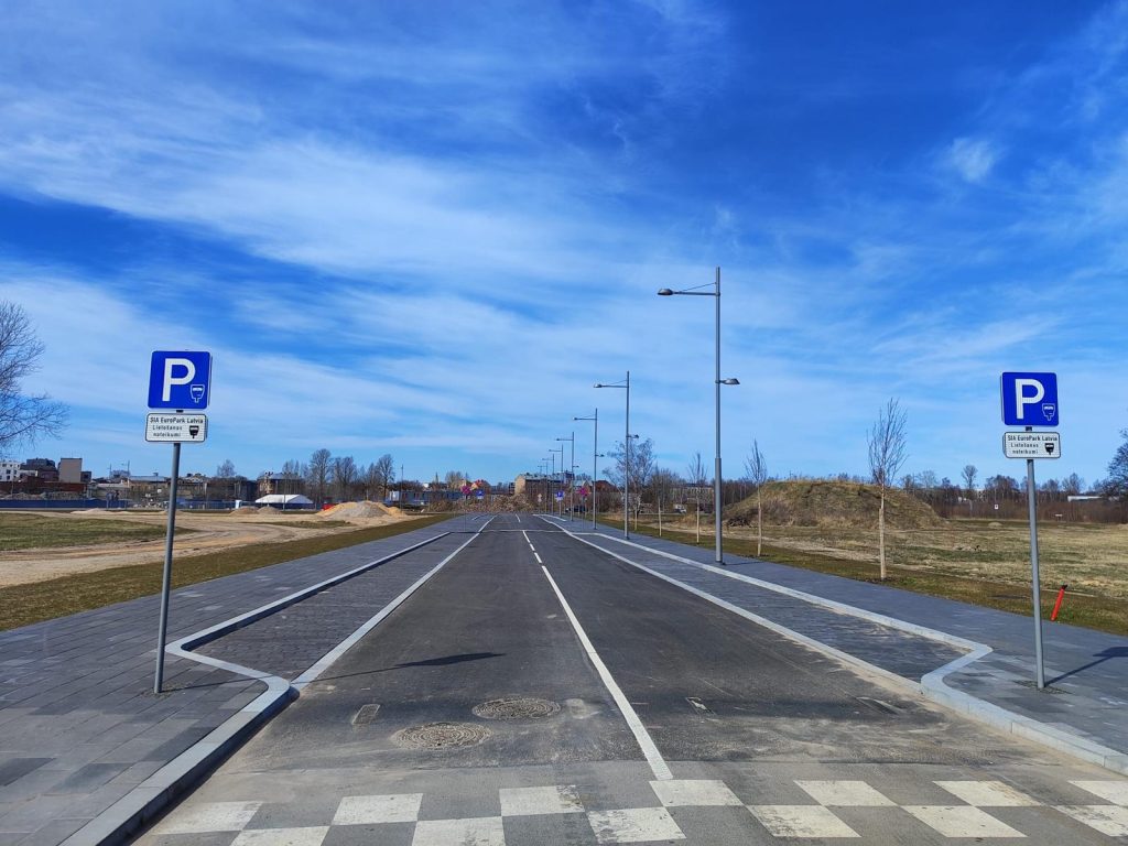 New Hanzas City teritorijas infrastruktūras izbūve - 4.kārta (Mihaila Tāla iela, Aleksandra Laimes iela, Oskara Stroka iela) - Ceļš - būvdarbu attēli