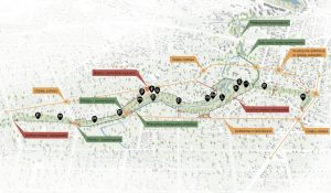 Apkaimes centrs – Bieriņi vizualizācija