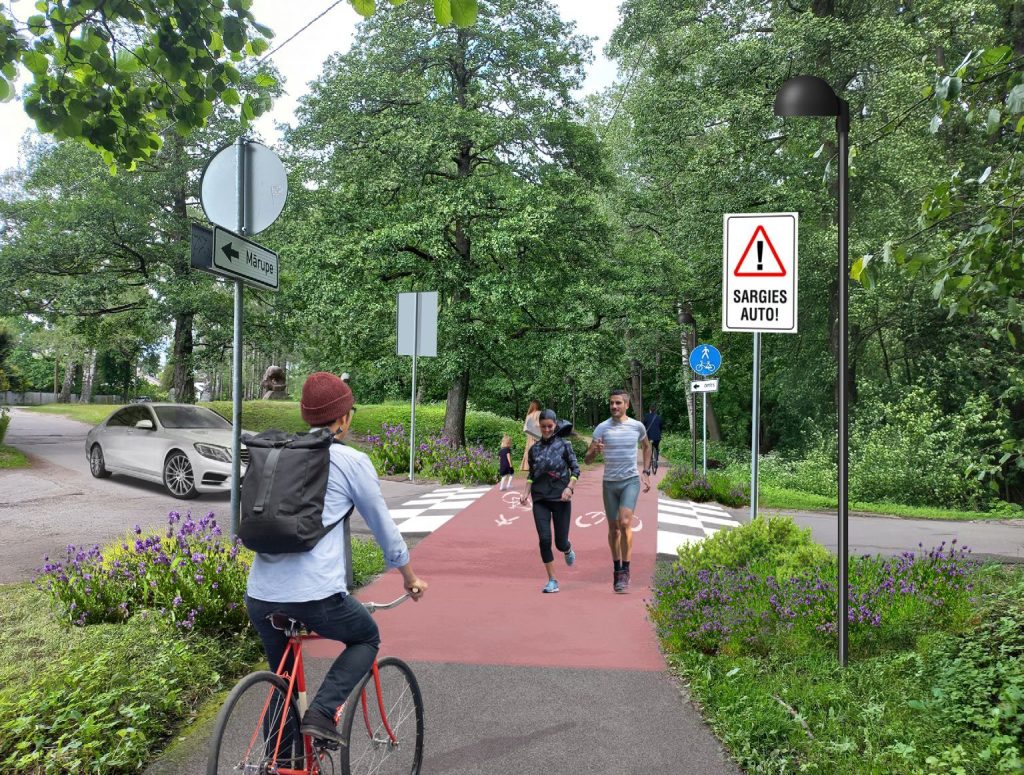 Apkaimes centrs - Bieriņi (Bieriņi) - Muu avatud ruum, Park, Tänav - visuaalne