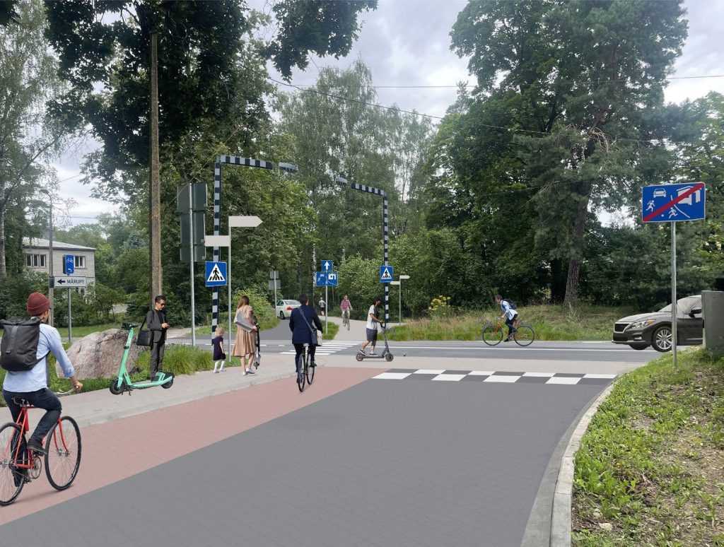 Apkaimes centrs - Bieriņi (Bieriņi) - Muu avatud ruum, Park, Tänav - visuaalne