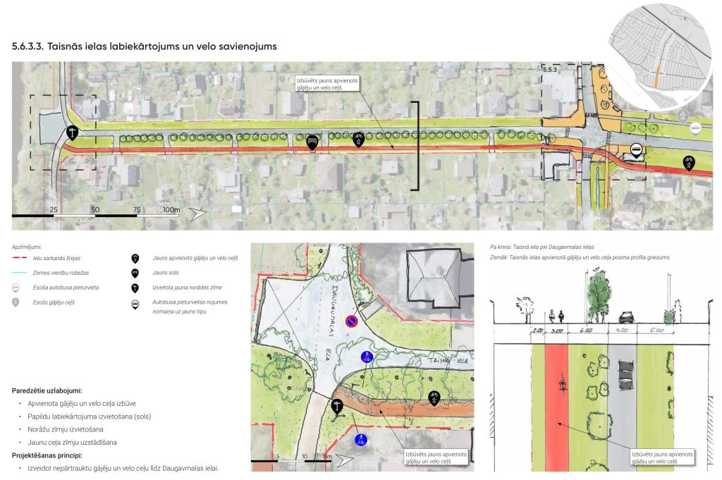 Apkaimes centrs - Dārziņi (Dārziņi) - Cita atvērta telpa, Parks, Iela - vizualizācija