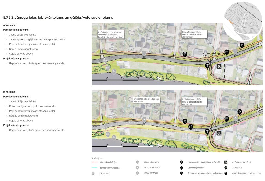 Apkaimes centrs - Dārziņi (Dārziņi) - Cita atvērta telpa, Parks, Iela - vizualizācija