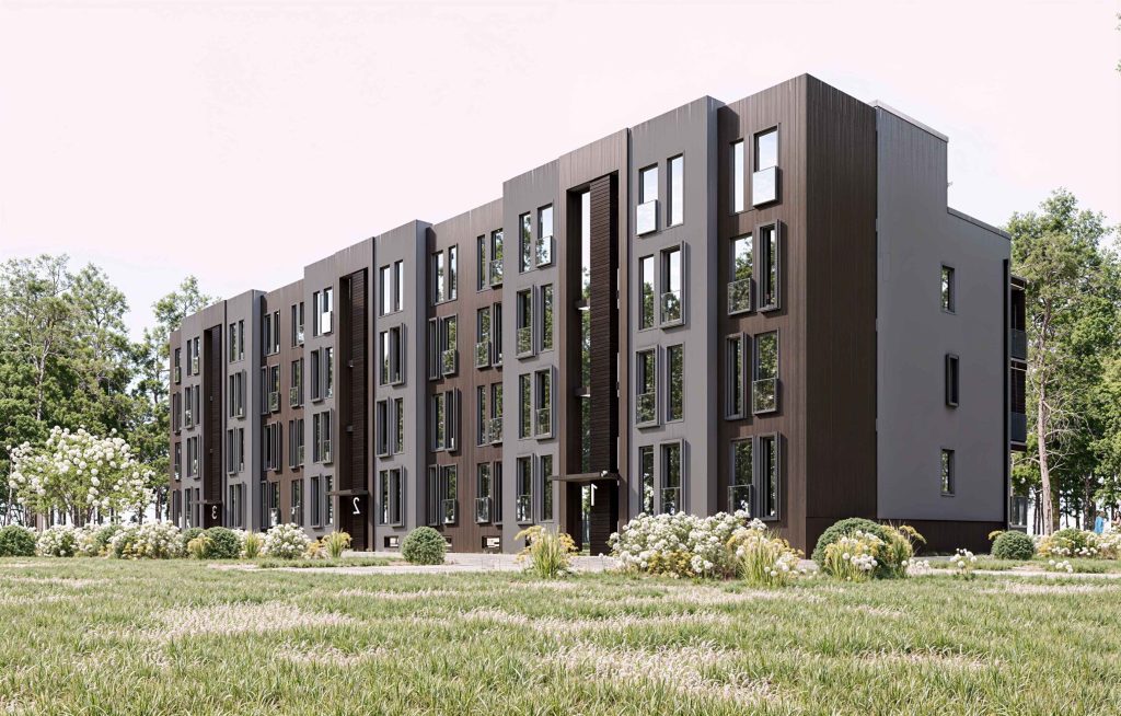 Baltkrastu iela 12 (Baltkrastu iela 12) - Daugiabutis - vizualizacija