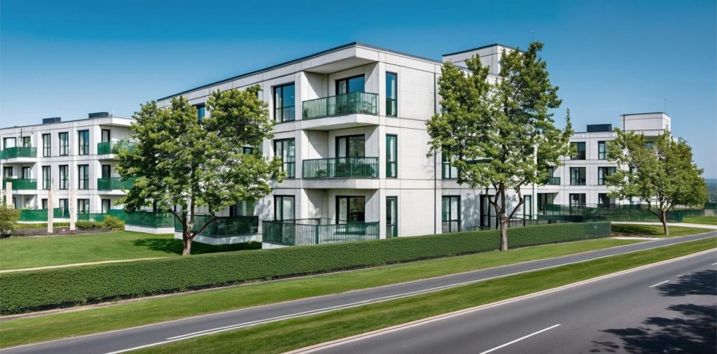 Birzmaļu pļavas - "K1" ēka (Bauskas ielā b/n) - Korterelamu - visuaalne