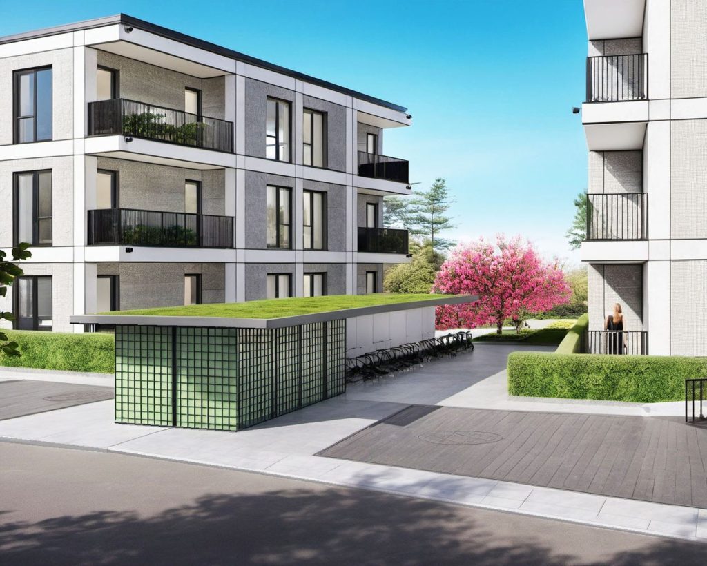 Birzmaļu pļavas - "K1" ēka (Bauskas ielā b/n) - Korterelamu - visuaalne