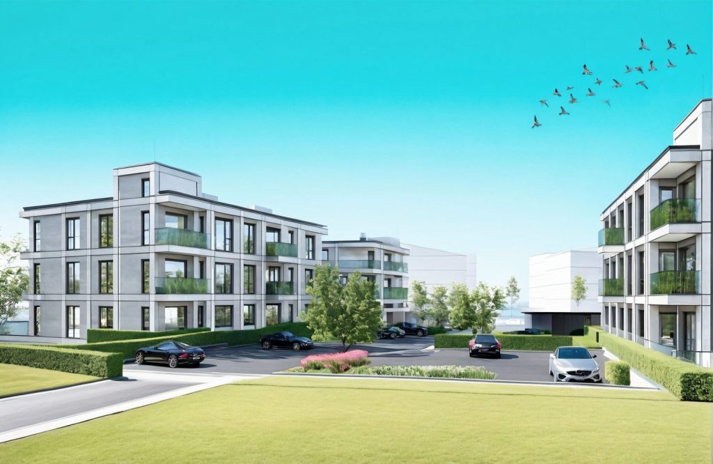 Birzmaļu pļavas - "K1" ēka (Bauskas ielā b/n) - Korterelamu - visuaalne