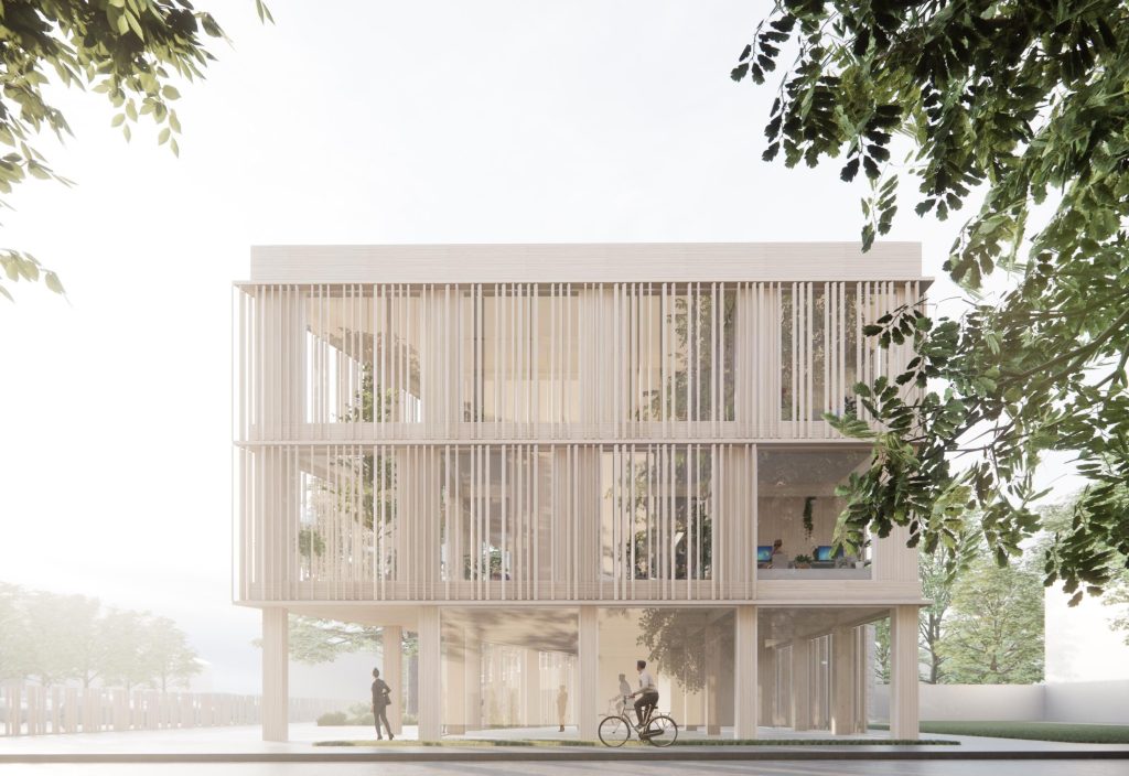 Bērzaunes iela 4 (Bērzaunes iela 4) - Biroju centrs - vizualizācija