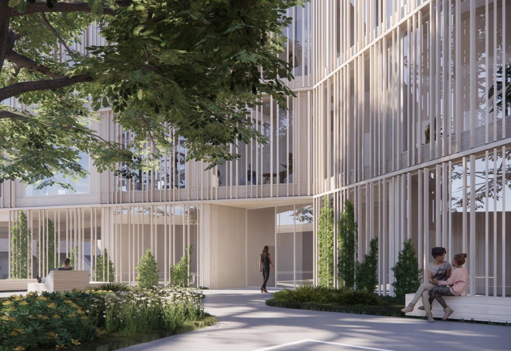 Bērzaunes iela 4 (Bērzaunes iela 4) - Biroju centrs - vizualizācija