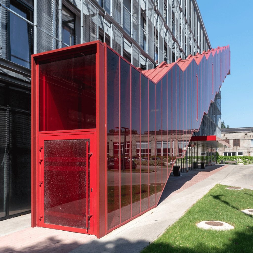 Red Line (Bukultu iela 11) - Office center - visualization