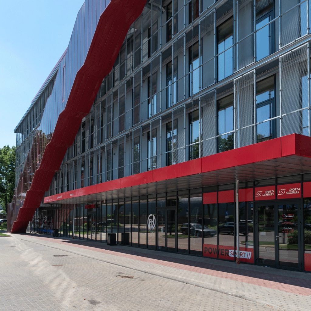 Red Line (Bukultu iela 11) - Office center - visualization