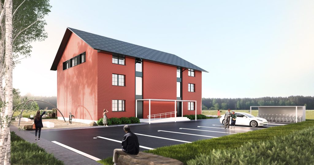 Cielavu iela 1 (Cielavu iela 1) - Daugiabutis - vizualizacija