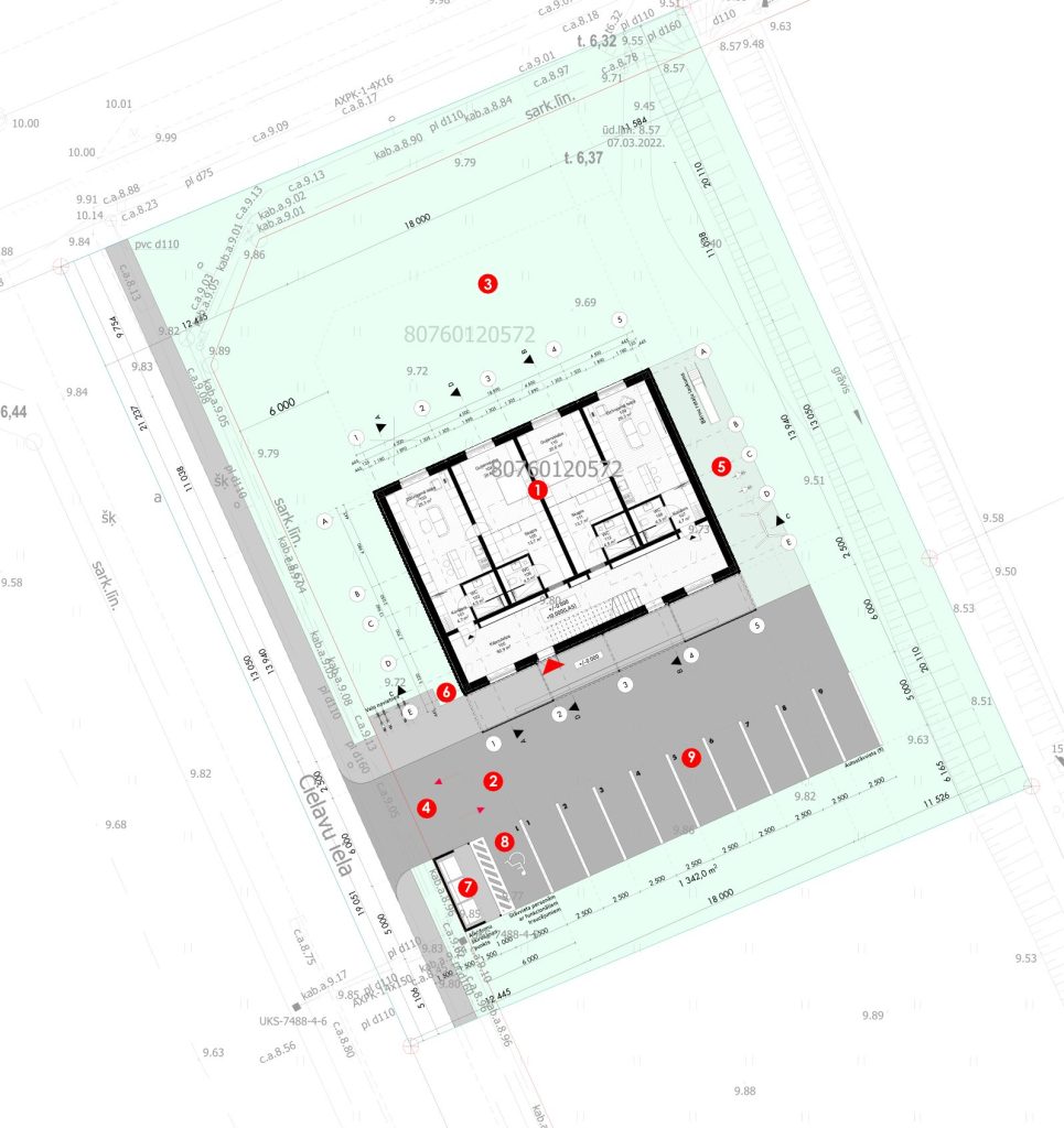 Cielavu iela 1 (Cielavu iela 1) - Daugiabutis - vizualizacija