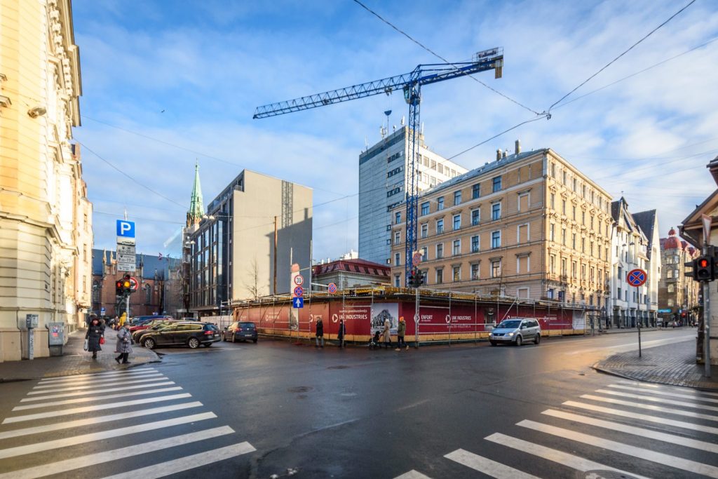 Club Central Residence II (Lāčplēša iela 11) - Daugiabutis, Kita komercija - statybų nuotraukos