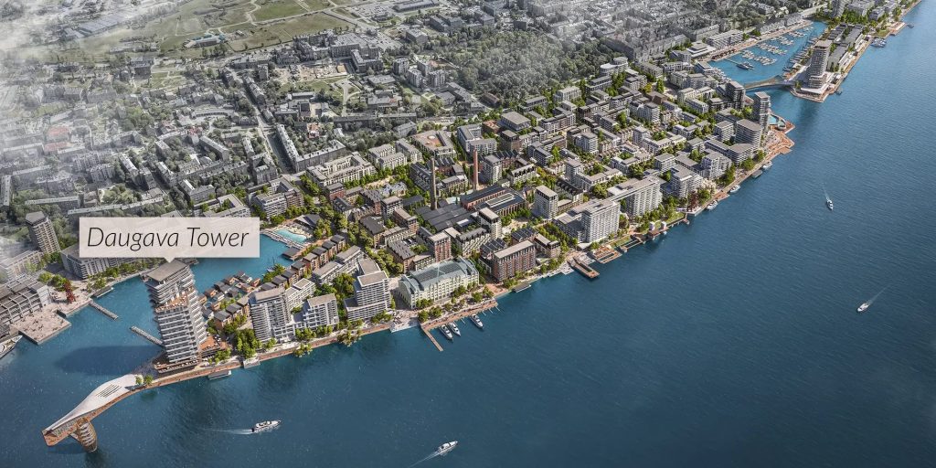 Riga Waterfront - Daugava Tower (Andrejostas iela) - Hotell - visuaalne