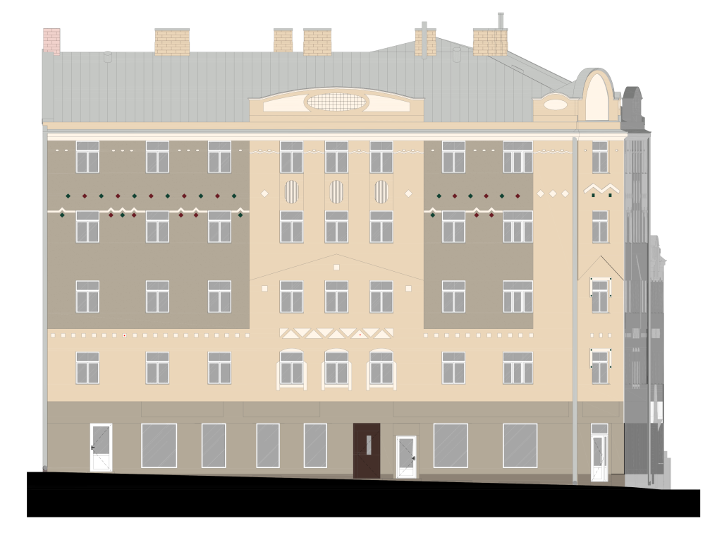 Daugavpils iela 10, 12 (Daugavpils iela 10, 12) - Daugiabutis - vizualizacija