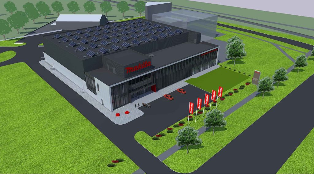 Makita Loģistikas, Darbnīcu un Servisa Centrs (Dzelzavas iela b/n) - Verslo centras, Automobilių centras, Sandėlys / Platinimo centras - vizualizacija