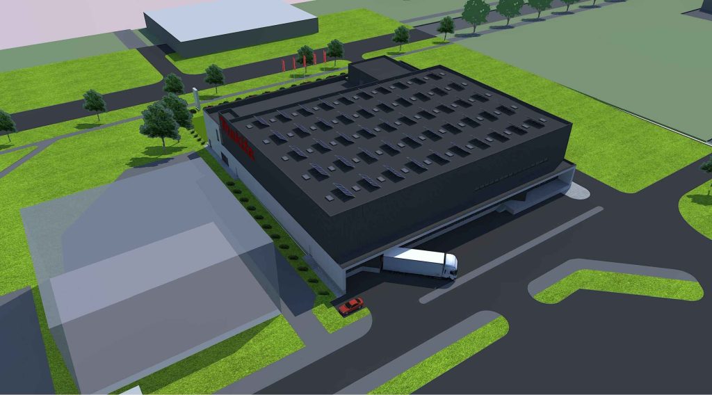 Makita Loģistikas, Darbnīcu un Servisa Centrs (Dzelzavas iela b/n) - Verslo centras, Automobilių centras, Sandėlys / Platinimo centras - vizualizacija