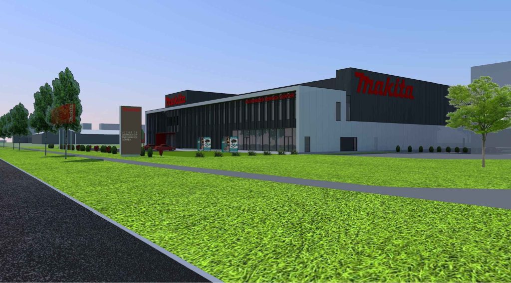 Makita Loģistikas, Darbnīcu un Servisa Centrs (Dzelzavas iela b/n) - Verslo centras, Automobilių centras, Sandėlys / Platinimo centras - vizualizacija