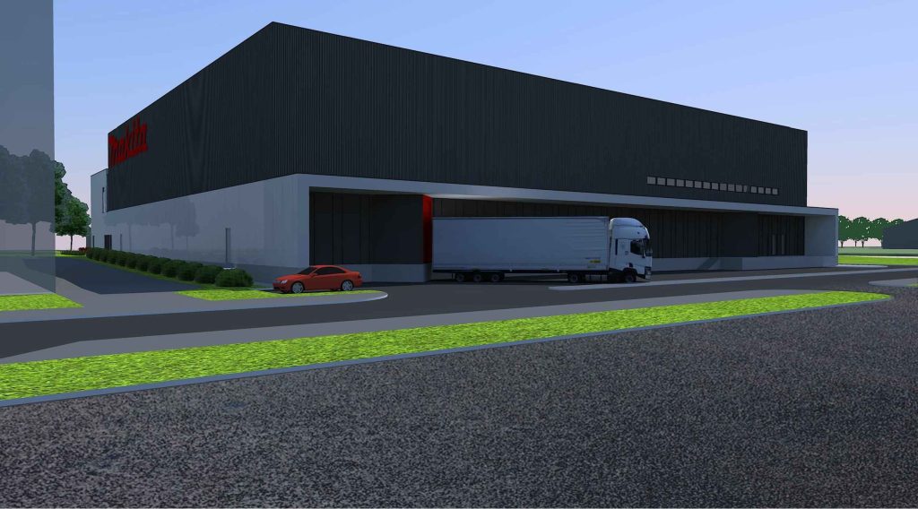 Makita Loģistikas, Darbnīcu un Servisa Centrs (Dzelzavas iela b/n) - Verslo centras, Automobilių centras, Sandėlys / Platinimo centras - vizualizacija
