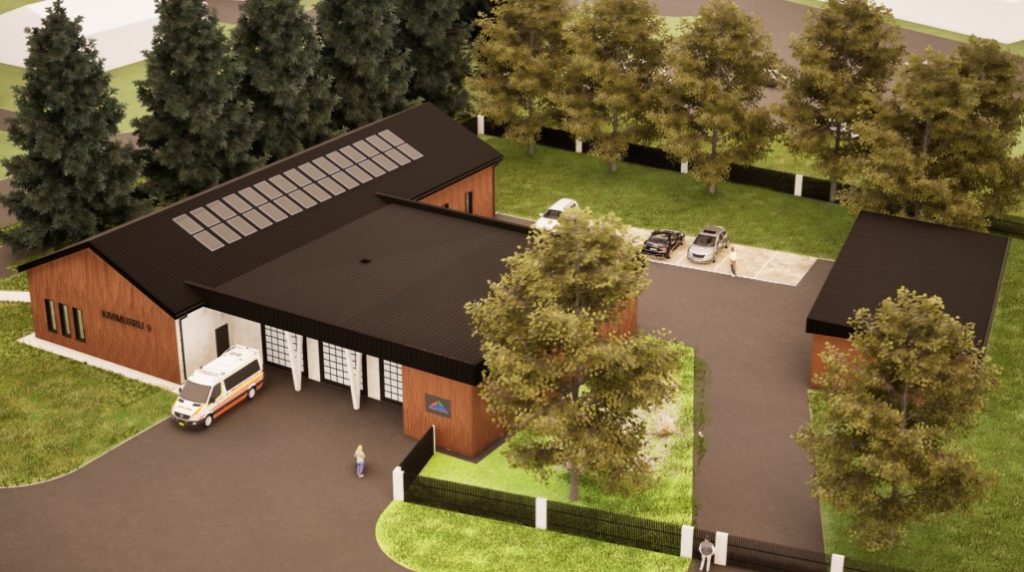 Paide Kiirabibaas (Kivimurru 9) - Administratīvā ēka - vizualizācija