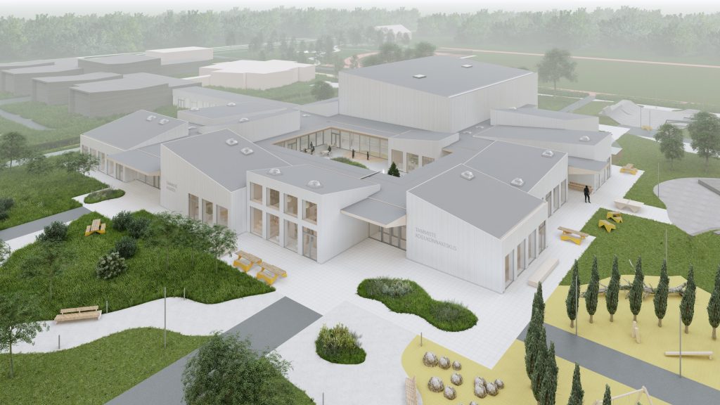 Tammiste algkool-kogukonnakeskus (Kellukese tee 5/4) - Raamatukogu, Muu asutus, Kool, Spordikeskus - visuaalne